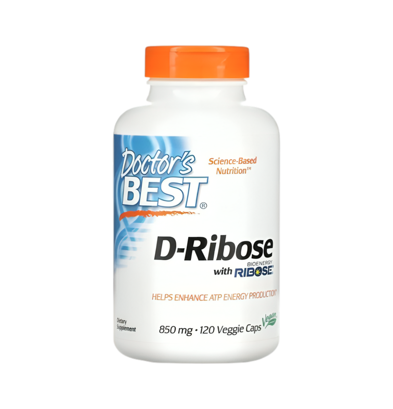 Doctor's Best D-Ribose 850mg 120 Kapslar
