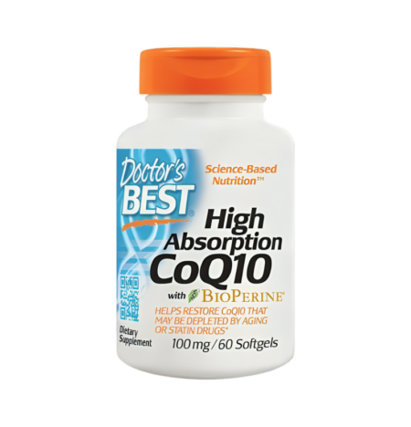 Doctor's Best High Absorption CoQ10 with BioPerine 100mg 60 Mjuka gelkapslar