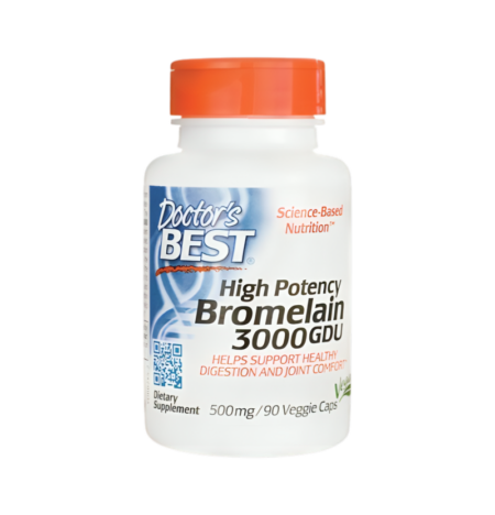 Doctor's Best High Potency Bromelain 3000 GDU 500mg 90 Kapslar
