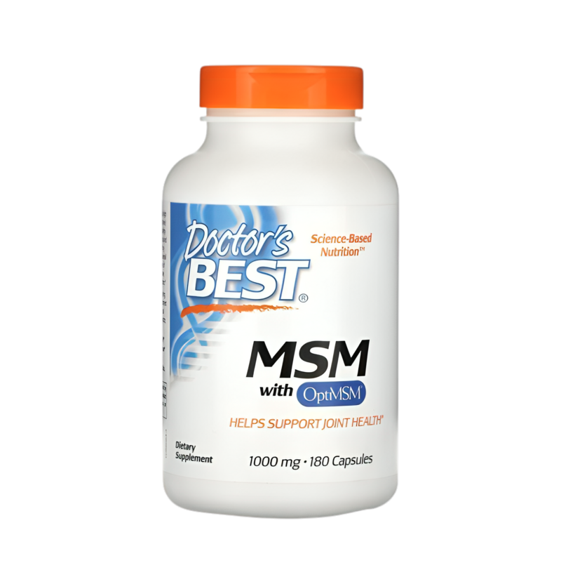 Doctor's Best MSM with OptiMSM 1000mg 180 Kapslar