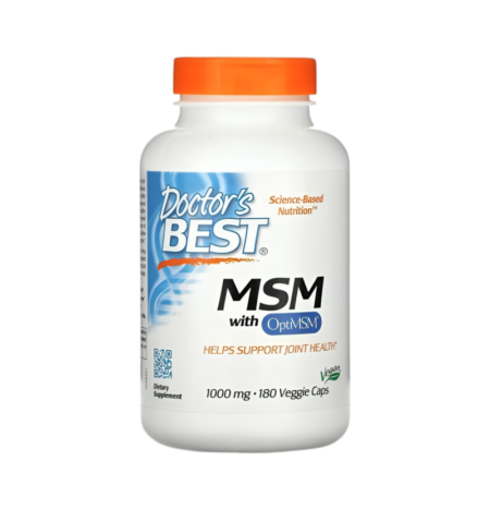 Doctor's Best MSM with OptiMSM Vegan 1000mg 180 Kapslar