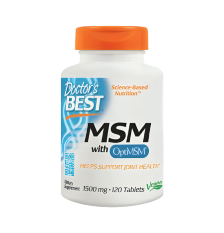 Doctor's Best MSM med OptiMSM Vegan 1500mg 120 Tabletter