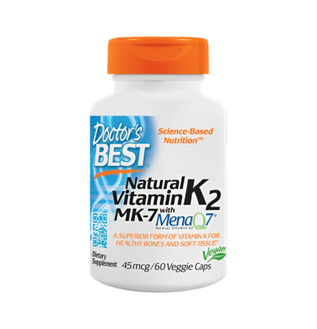 Doctor's Best Natural Vitamin K2 MK7 with MenaQ7 45mcg 60 Kapslar