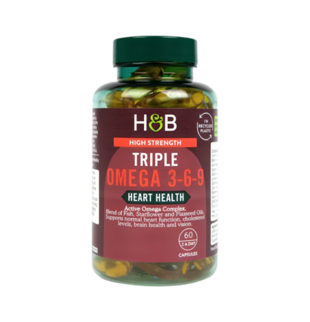 Holland & Barrett High Strength Triple Omega 3-6-9 60 Kapslar
