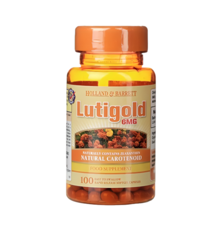 Holland & Barrett Lutigold Lutein 6mg 100 Kapslar