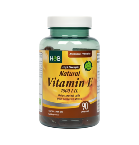 Holland & Barrett Natural Vitamin E 1000IU 90 Kapslar