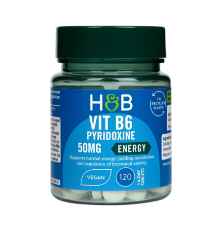 Holland & Barrett Vitamin B6 50mg 120 Tabletter