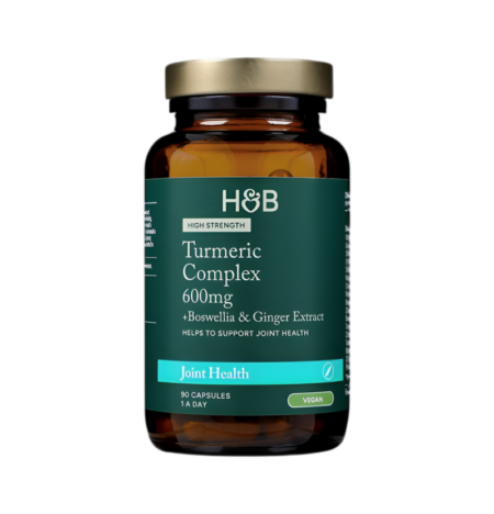 Holland & Barrett High Strength Turmeric Complex plus Boswellia & Ginger Extract 600mg 90 Kapslar