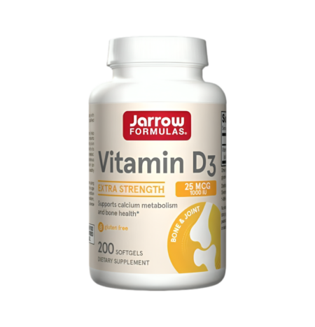 Jarrow Formulas Vitamin D3 2500 IU 200 Mjukgelkapslar