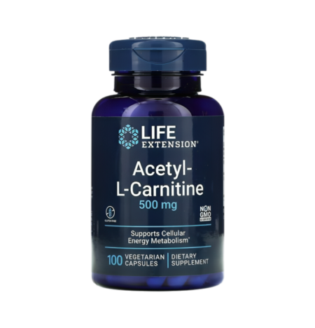 Life Extension Acetyl-L-Carnitine 500mg 100 Kapslar