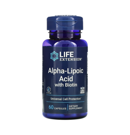 Life Extension Alpha-Lipoic Acid with Biotin 60 Kapslar