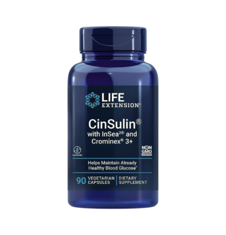 Life Extension CinSulin with InSea2 & Crominex 3+ 90 Kapslar