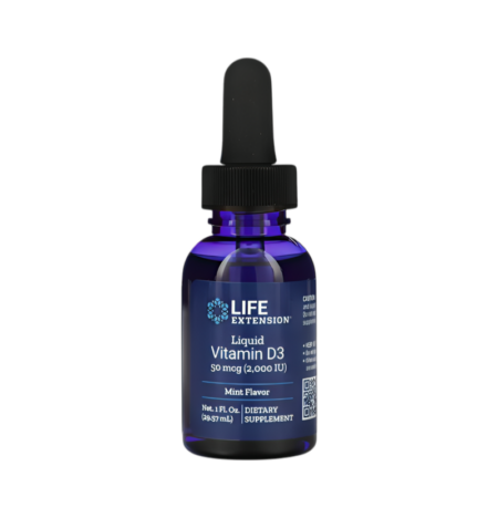 Life Extension Flytande Vitamin D3 50mcg (Mint) 29ml