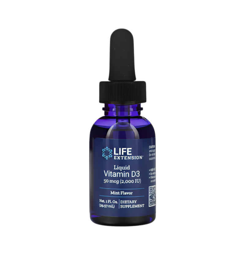 Life Extension Flytande Vitamin D3 50mcg (Mint) 29ml