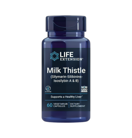 Life Extension Milk Thistle, Silymarin-Silibinins-Isosilybin A & B 60 Kapslar