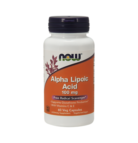 NOW Foods Alpha Lipoic Acid with Vitamins C & E 100mg 60 Kapslar