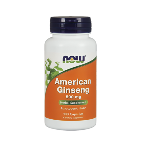 NOW Foods American Ginseng 500mg 100 Kapslar