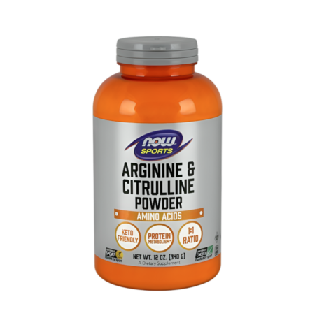 NOW Foods Arginine & Citrulline 340g Pulver