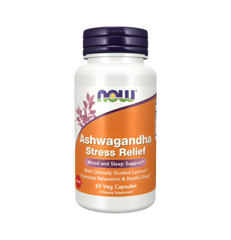 NOW Foods Ashwagandha Stress Relief 60 Kapslar