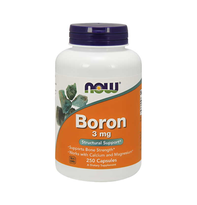 NOW Foods Boron 3mg 250 Kapslar