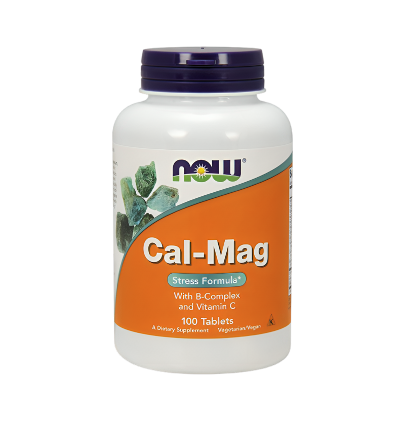 NOW Foods Cal-Mag with B-Complex and Vitamin C 100 Tabletter