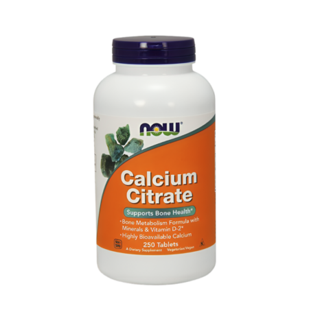 NOW Foods Calcium Citrate with Minerals & Vitamin D-2 250 Tabletter