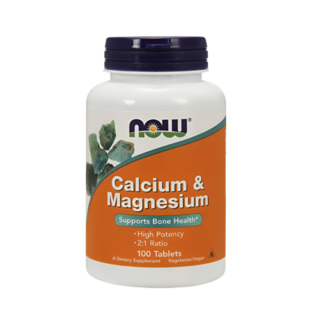 NOW Foods Calcium & Magnesium 100 Tabletter