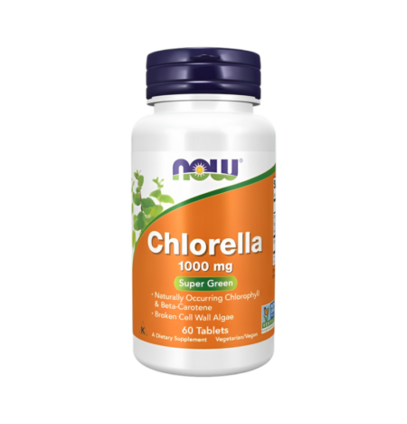 NOW Foods Chlorella 1000mg 60 Tabletter