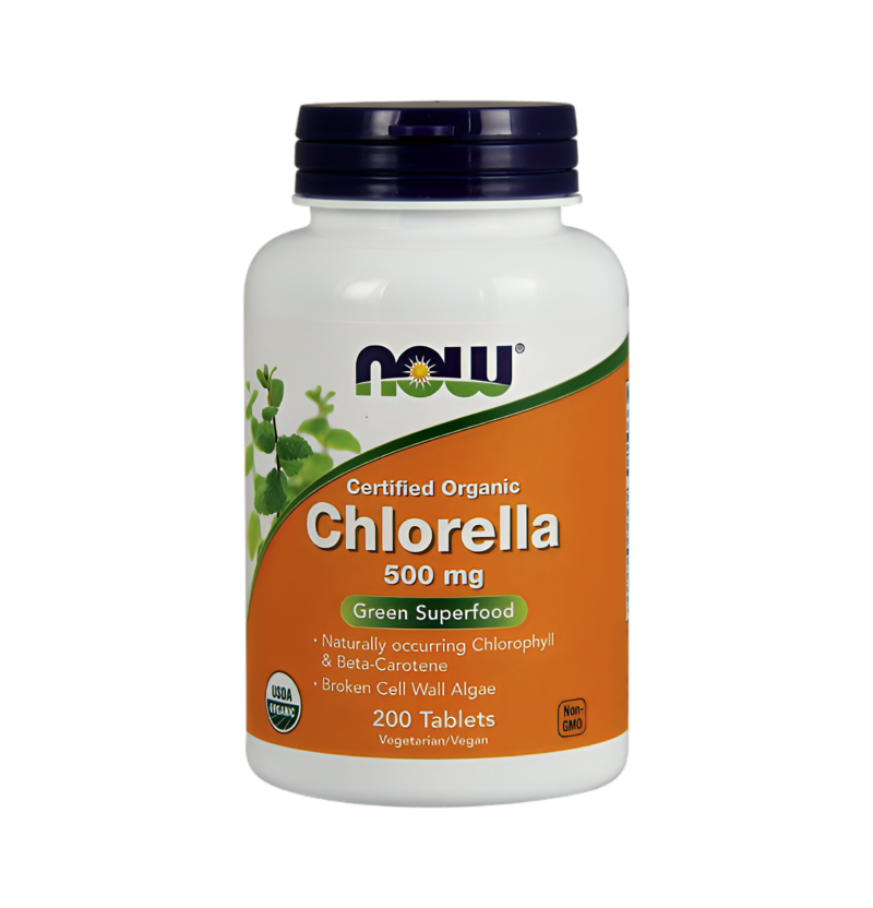 NOW Foods Chlorella 500mg 200 Tabletter