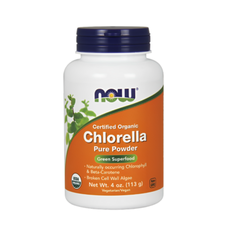 NOW Foods Chlorella Rent Pulver 113g