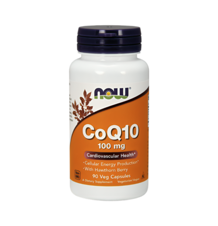 NOW Foods CoQ10 with Hawthorn Berry 100mg 90 Kapslar