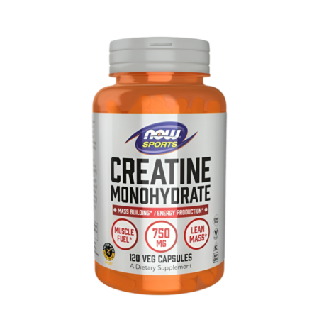 NOW Foods Creatine Monohydrate 750mg 120 Vegetariska kapslar