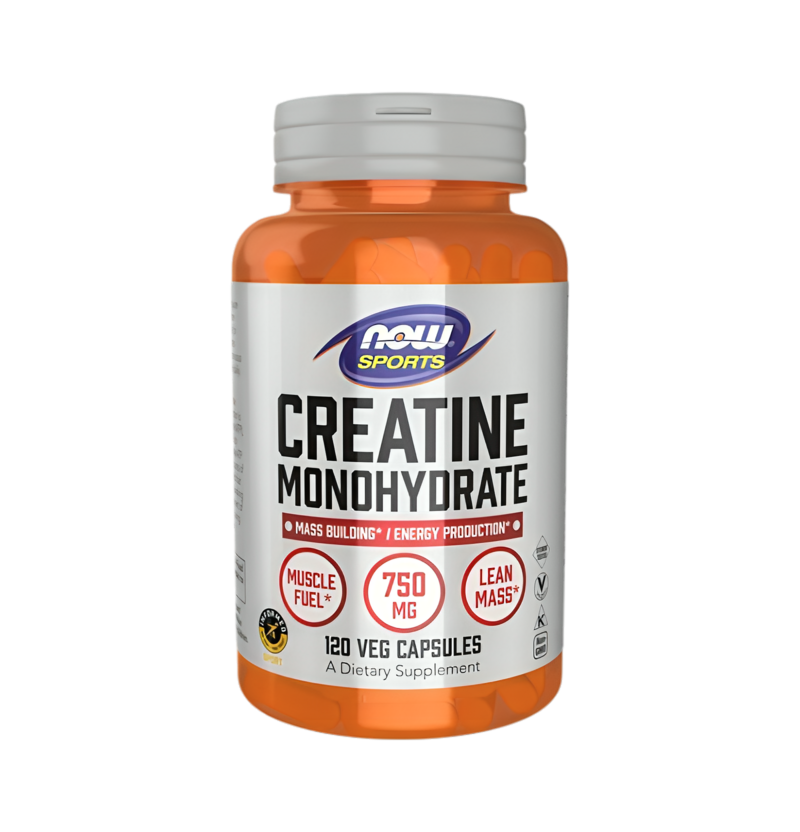 NOW Foods Creatine Monohydrate 750mg 120 Vegetariska kapslar