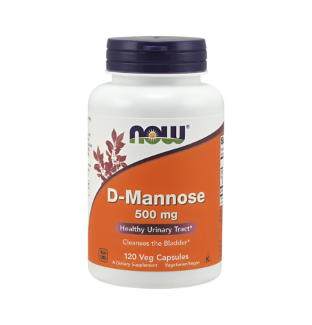 NOW Foods D-Mannose 500mg 240 Kapslar