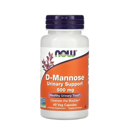NOW Foods D-Mannose 500mg 60 Kapslar