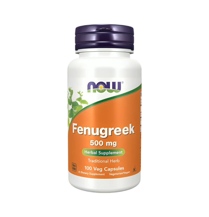 NOW Foods Fenugreek 500mg 100 Kapslar
