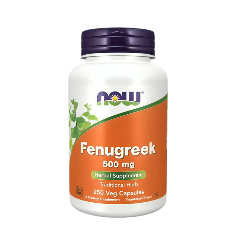 NOW Foods Fenugreek 500mg 250 Kapslar