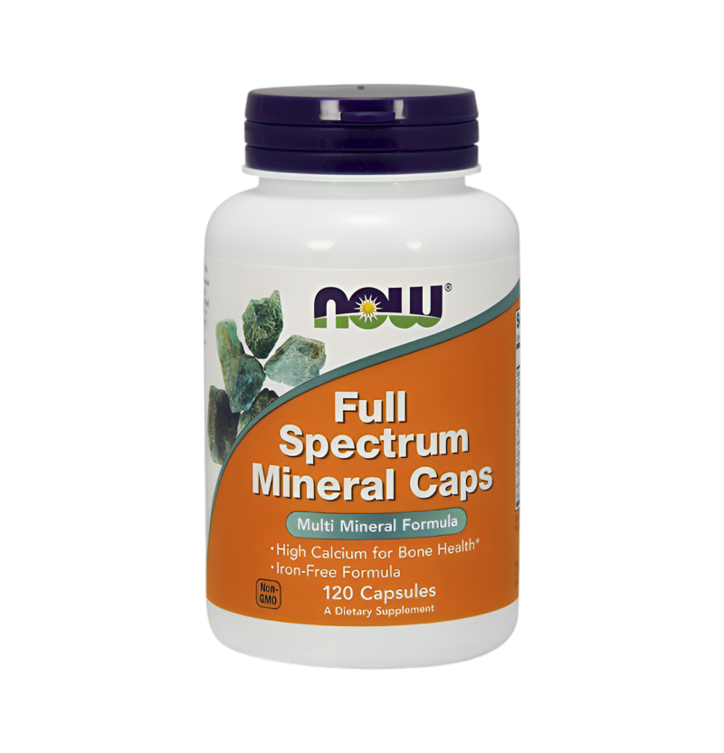 NOW Foods Full Spectrum Minerals, Iron-Free 120 Kapslar