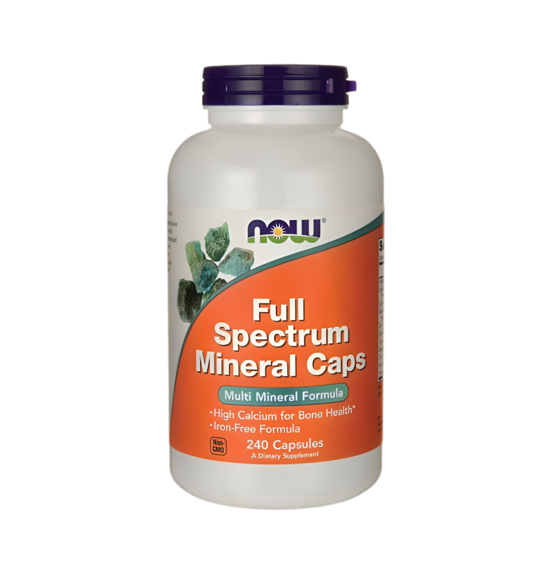 NOW Foods Full Spectrum Minerals, Iron-Free 240 Kapslar