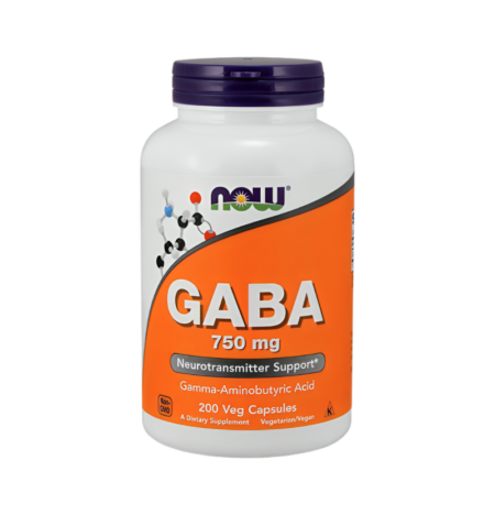 NOW Foods GABA 750mg 200 Kapslar