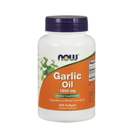 NOW Foods Garlic Oil 1500mg 250 Mjuka gelkapslar