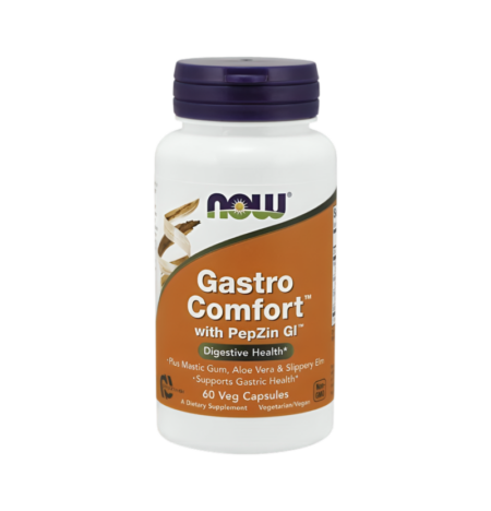 NOW Foods Gastro Comfort with PepZin GI 60 Vegetariska Kapslar