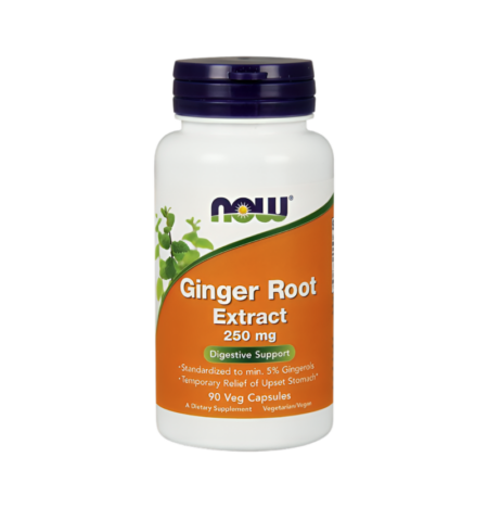NOW Foods Ginger Root Extract 250mg 90 Kapslar