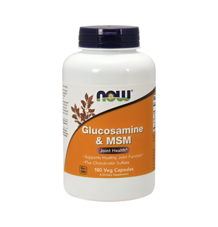 NOW Foods Glucosamine & MSM 180 Kapslar