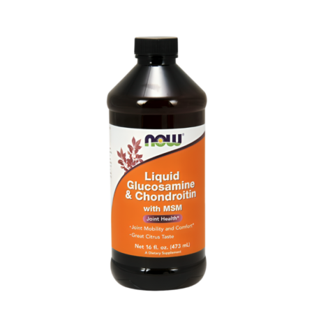 NOW Foods Glucosamine & Chondroitin with MSM 473ml Vätska