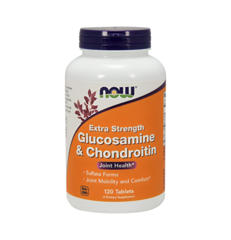 NOW Foods Glucosamine & Chondroitin Extra Strength 120 Tabletter
