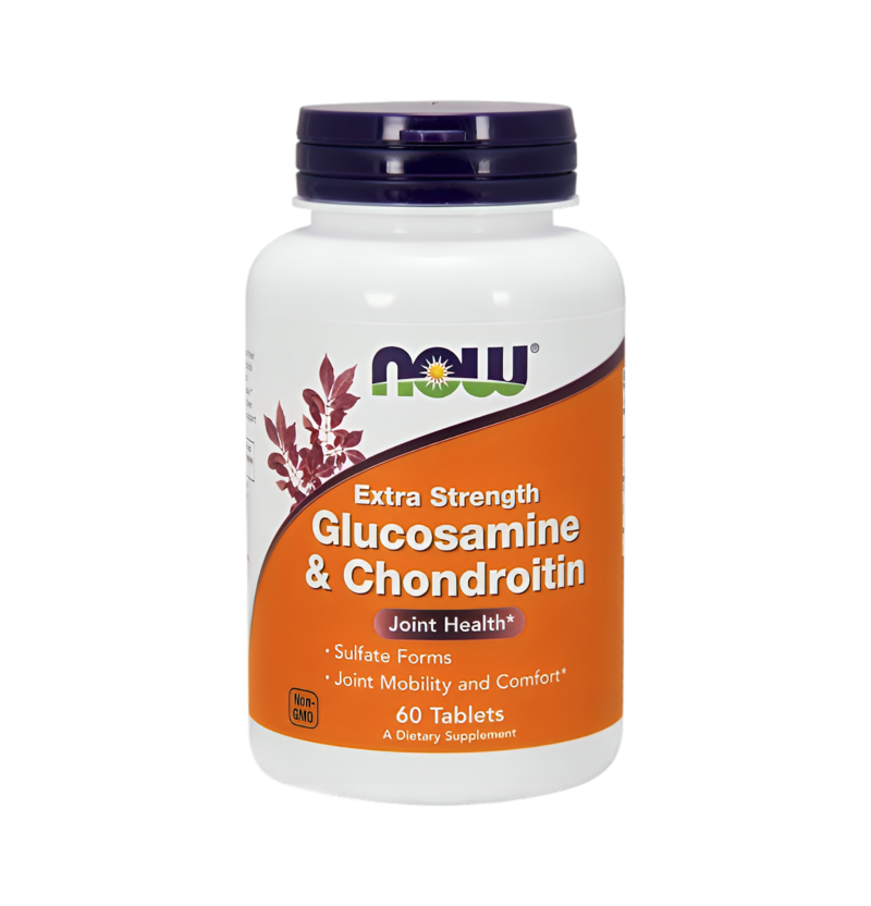 NOW Foods Glucosamine & Chondroitin Extra Styrka 60 Tabletter