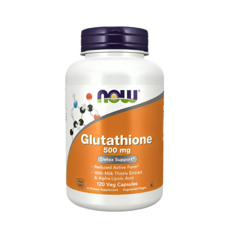 NOW Foods Glutathione 500mg 120 Vegetariska kapslar