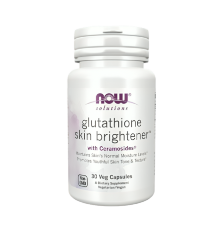 NOW Foods Glutathione Skin Brightener with Ceramosides 30 Kapslar