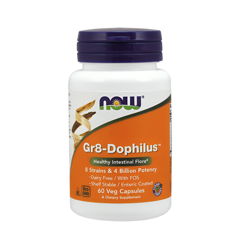 NOW Foods Gr8-Dophilus 60 Kapslar
